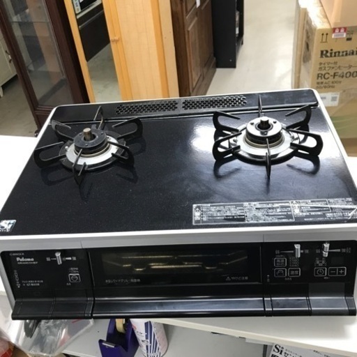 取引場所　南観音　V 2210-235 Paloma 都市ガス用ガスコンロ　ガラストップ　IC-66 WCK-R 右強火　汚れ残りあり
