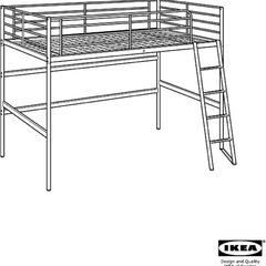 IKEA ロフトベッド　SVARTA