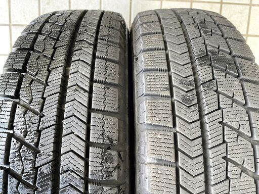 終了　美品★軽自動車用スタッドレスタイヤセット★155/65R14　7.5～9分山
