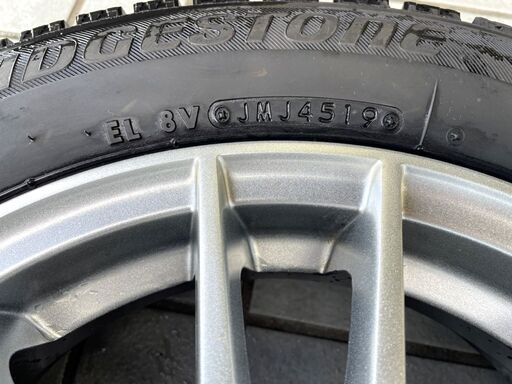 終了　美品★軽自動車用スタッドレスタイヤセット★155/65R14　7.5～9分山