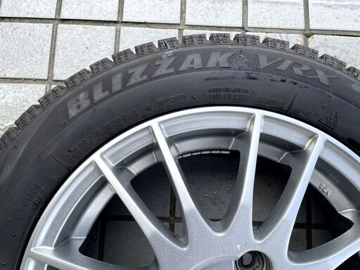 終了　美品★軽自動車用スタッドレスタイヤセット★155/65R14　7.5～9分山