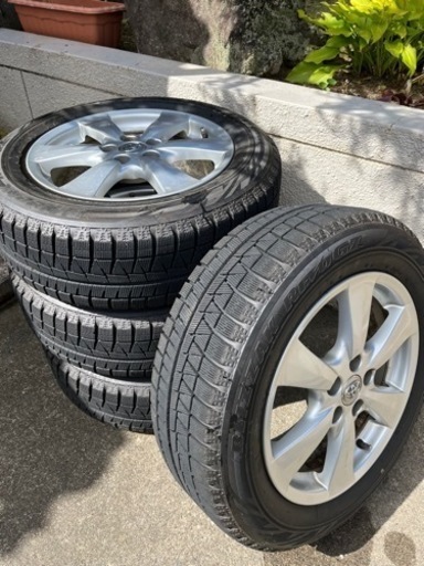タイヤ、ホイール 美品！エスティマ純正アルミ ブリヂストン 