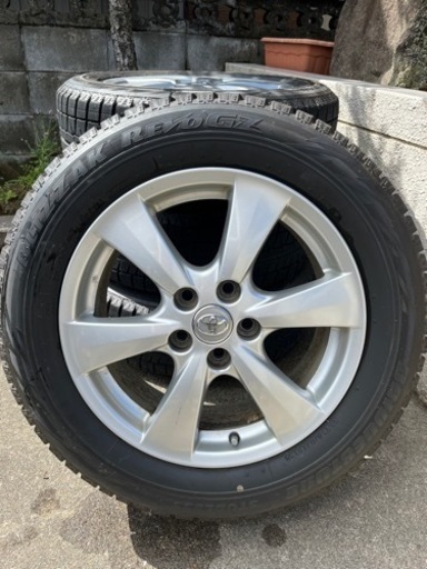 ボブ② エスティマ 純正アルミ 215/60R17 24年製スタッドレス ボブ③ エスティマ 純正アルミ 215/60R17 24年製スタッドレス ボブ③