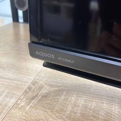 中古品】SHARP シャープ 液晶カラーテレビ 4T-C45AJ-1 45型 2019年製