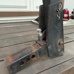 可倒式背面タイヤキャリア ヒッチメンバー差し込みタイプ