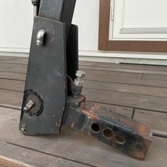 可倒式背面タイヤキャリア ヒッチメンバー差し込みタイプ