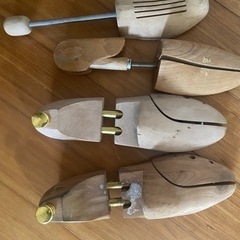 木製　シューズキーパー　中古　4台　左右バラバラ
