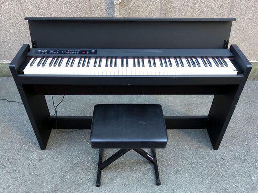 【S・税込み】KORG コルグ 88鍵 電子ピアノ LP-380 ブラック ペダル イス付属 スリムデザイン 2014年製【PayPay使えます】