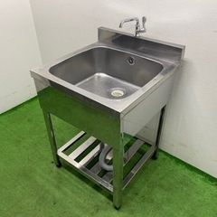 アズマ/azuma 業務用 ステンレス 1槽シンク流し台 蛇口付き 飲食