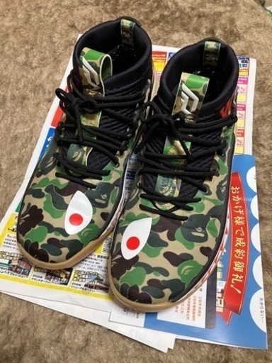 その他 bape x adidas dame4 26cm