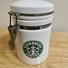 【スタバ】コーヒーキャニスタ　陶器