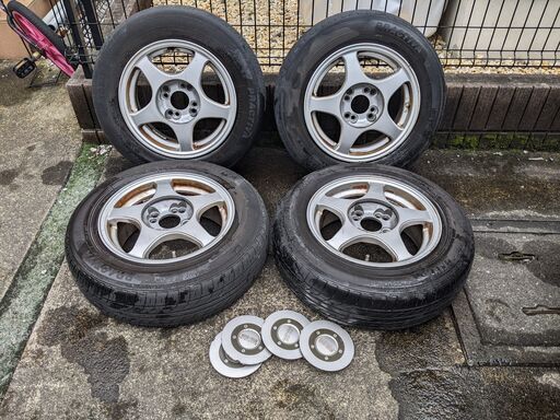 175/70R14 シエンタで使用 タイヤホイール