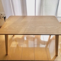 【値下げ】60×40 天然木ローテーブル
