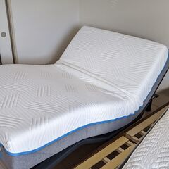 【11月1週目発送】テンピュール クラウドエリート25 セミダブルとゼロジー(R)電動ベッドフレーム