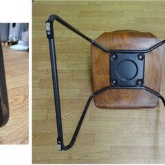 お値下げ！②パグホルツ PAGHOLZ プライウッド スタッキングチェア パグウッド PAGWOOD  アイパグ AIPAG ダイニングチェア ブラウン系　西岡店