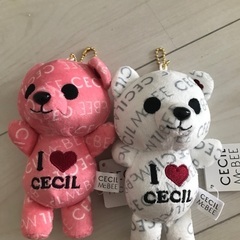 ★CECIL Mc BEE★キーホルダー2個セット