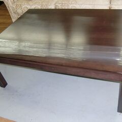 R383 NITORI 木調長方形 こたつテーブル、幅105cm...