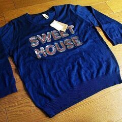 SWEET HOUSE セーター ネイビー M 新品未使用品タグ付き