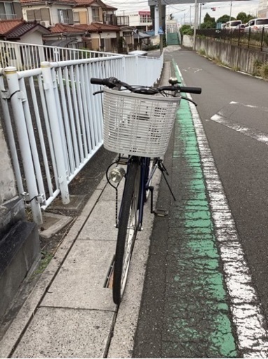 【中古自転車】27インチ(紺色) 外装6段