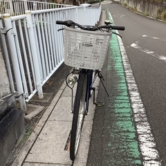 【中古自転車】27インチ(紺色) 外装6段　