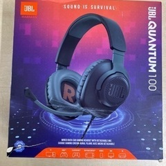 JBL Quantum 100 着脱可能マイク付きゲーミングヘッ...