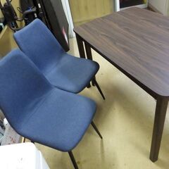 格安！美品！ウッド　北欧風　ダイニングセット　伸縮タイプ　イス4客付　4名～6名用　配送対応商品(配送料別)　野中企画