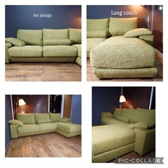 ☑️ヤフ売約済　首都圏送¥0〜大塚家具座り心地最高級2色カラーカバーセット超高密度クッションコーナーソファー