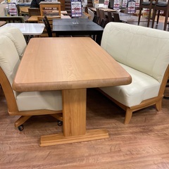 C1*465[ご来店頂ける方限定]ベンチソファーダイニング4点セット