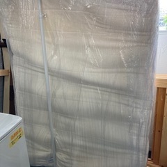 【ダブルベッド、マットレス・フレーム】すのこタイプ　クリーニング済　配達可能　管理番号50810