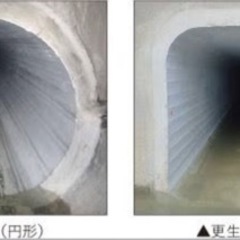 楽な現場作業で、土管の修復作業