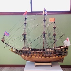 大型帆船模型　