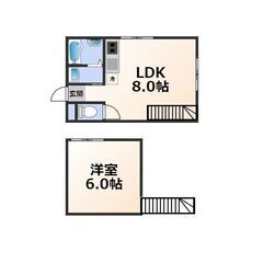 ✅家賃まで負担✅初期費用無料🎉深江橋駅8分🎉最上階角部屋1LDK