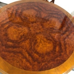 早い者勝ち猫足高級美品120cm丸アンティークテーブル