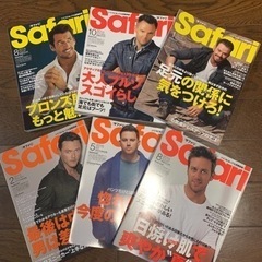 ファッション雑誌  Safari （定価¥860/冊）