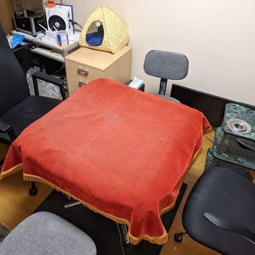 【引取限定】全自動麻雀卓 アモス コング サイドテーブル×2
