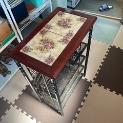サイドテーブル 花台 クラシック アンティーク　ネストテーブル 
