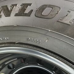 2022年 新車外し ハイエース200系 純正タイヤホイール 195/80R15 107/105N LT DUNLOP SP175n 4本