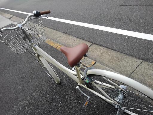 中古自転車2244 前後タイヤ新品！ブリヂストン EBL73T エブリッジL