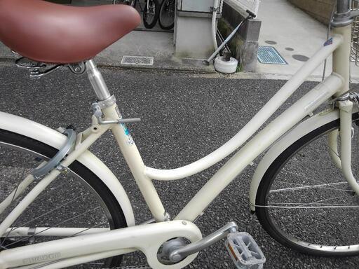中古自転車2244 前後タイヤ新品！ブリヂストン EBL73T エブリッジL