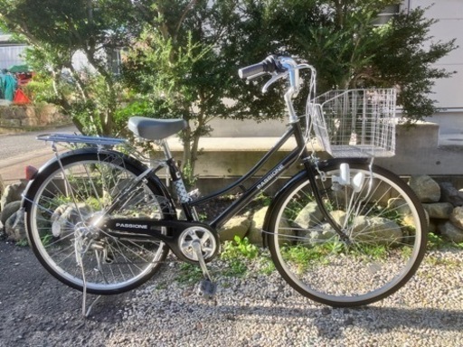 【ほぼ新車】ママチャリ26インチ(ブラック)