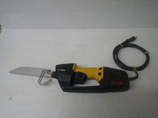 動作品 リョービ 電気のこぎり ASK-1000 100V 庭掃除 木材 木工 剪定 RYOBI