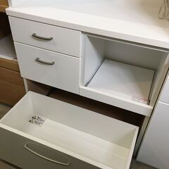 ニトリ コパン80 キッチンボード レンジボード 食器棚 レンジ台 幅80cm 