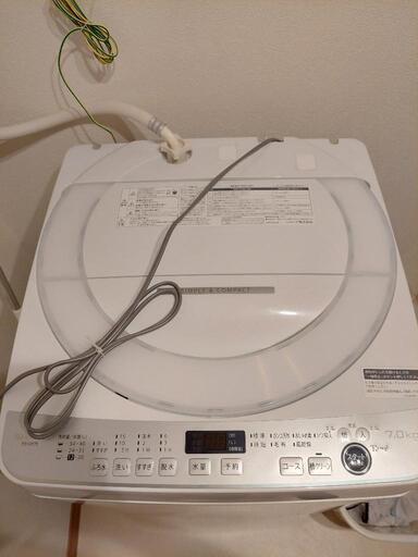 シャープ　洗濯機　7kg