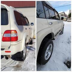 ランクル　深リム希少　ホイールスタッドレスタイヤセット　インセット-19