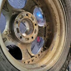 ランクル　深リム希少　ホイールスタッドレスタイヤセット　インセット-19