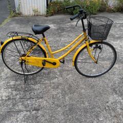 決定❗26インチ SWING FAMILY 黄色 自転車 ママチャリ