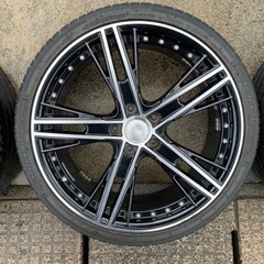 agreeser 19インチ　タイヤ付きアルミホイール　※値下げ不可