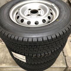 新品タイヤ★ホイール中古★145/80R12LT★ブリジストン製スタッドレス4本！145R12　6PR相当