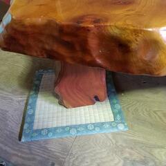 (値下)座卓一枚板(1)欅、値段交渉品