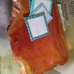 (値下)座卓一枚板(1)欅、値段交渉品